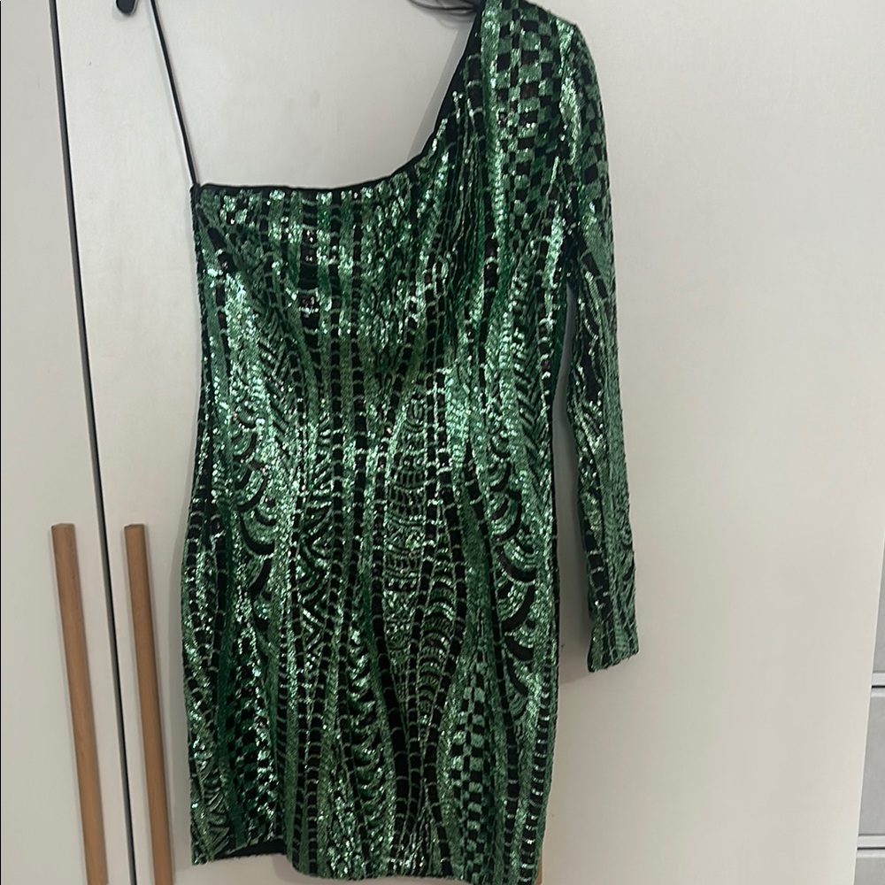 Topshop Shimmering Sequin Dress